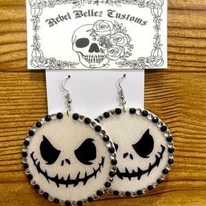 Jack Skellington handmade earrings